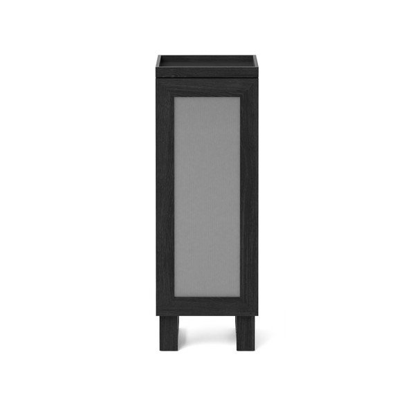 Juoda ąžuolinė vonios kambario spintelė Wireworks Mezza-image-2