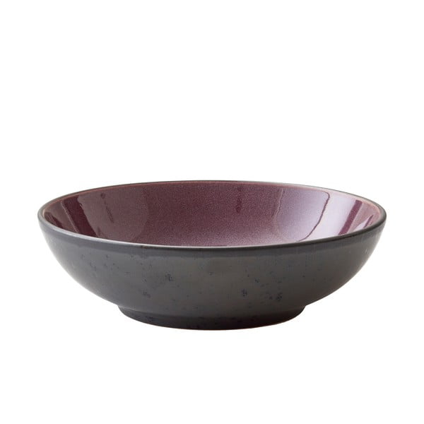 Juodos spalvos/violetinės spalvos iš akmens masės mažas dubuo 1 l Gastro Black/Purple – Bitz