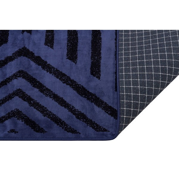 Mėlynas plaunamas kilimas 200x100 cm - Vitaus-image-2