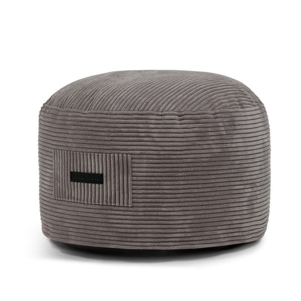 Juodos spalvos iš kordinio velveto pufas Om 60 – SLOWDOWN-image-2