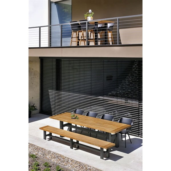 Sodo suoliukas juodos spalvos/natūralios spalvos Yasmani – Hartman-image-1