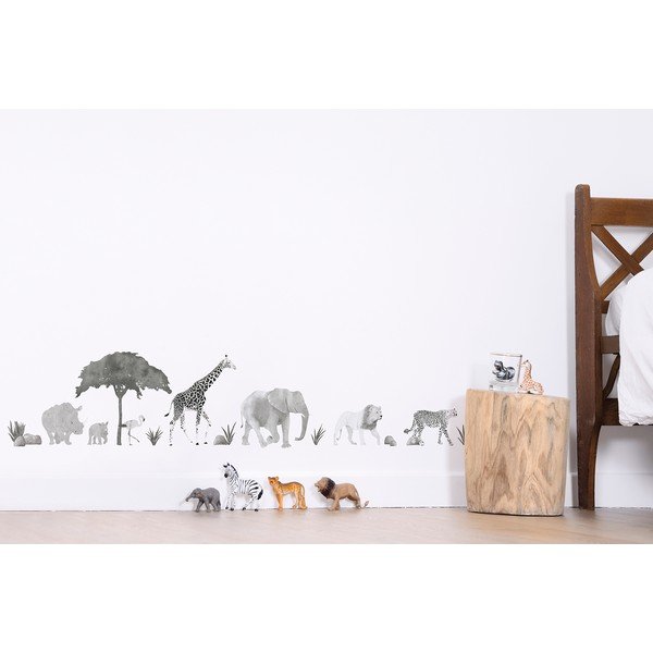 Lipdukų lapas 30x42 cm Wild Animals – Lilipinso-image-1