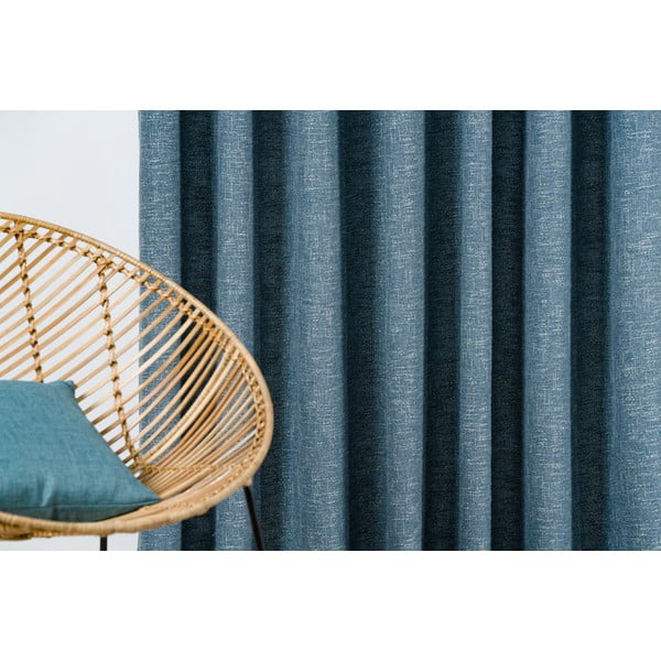 Užuolaida mėlynos spalvos 140x245 cm Riva – Mendola Fabrics-image-1