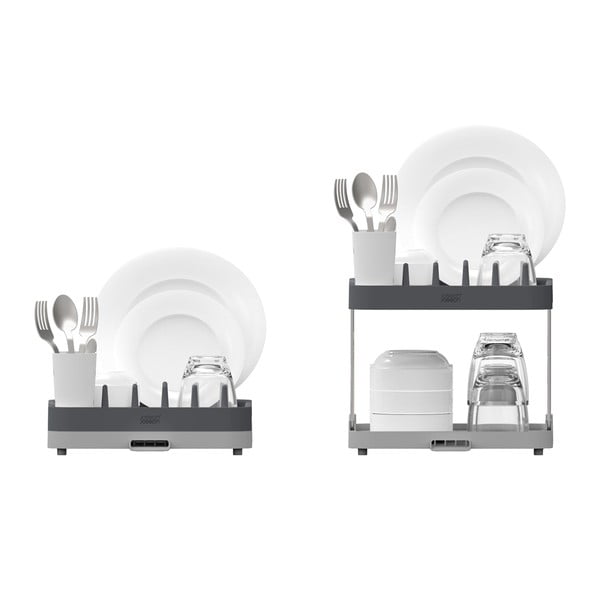 Dviejų aukštų kiaurasamtis pilkos spalvos Duo – Joseph Joseph-image-2