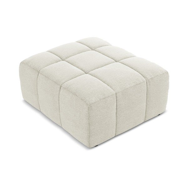 Smėlio spalvos taburetė iš boucle Aloha – Makamii-image-2