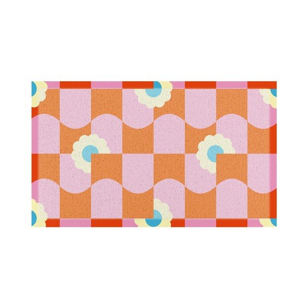 Iš perdirbto plastiko grindų kilimėlis 40x70 cm Elizabeth Olwen  – Artsy Doormats