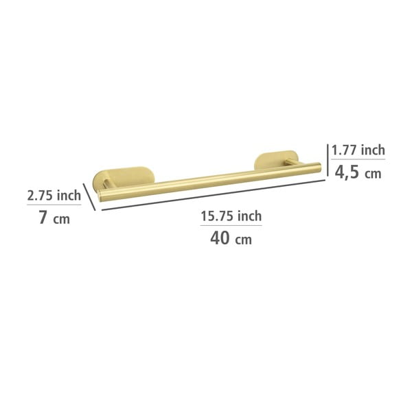Savaime prilimpantis nerūdijančio plieno laikiklis Orea Gold - Wenko-image-4