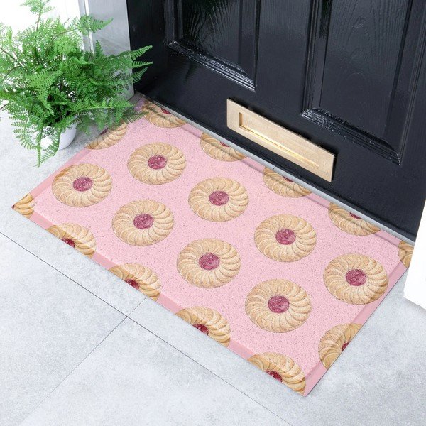 Iš perdirbto plastiko grindų kilimėlis 40x70 cm Jam Biscuit  – Artsy Doormats-image-2