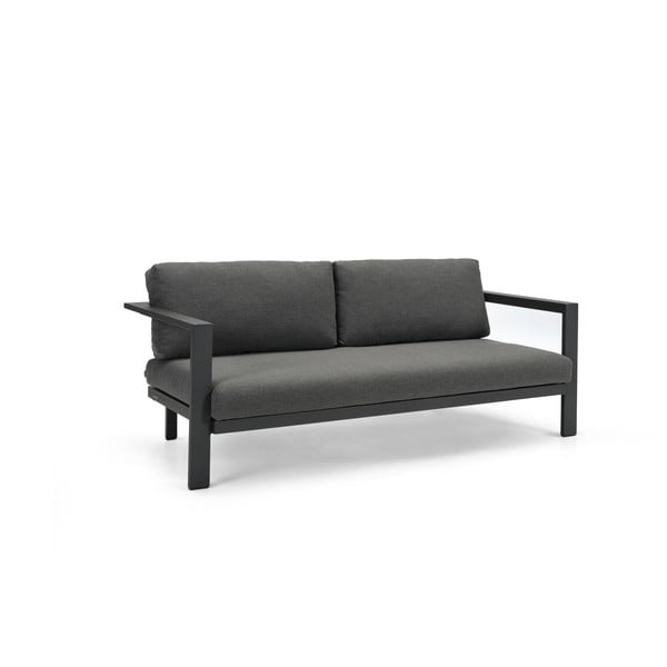 Tamsiai pilka aliuminio sodo sofa Cubic - Diphano