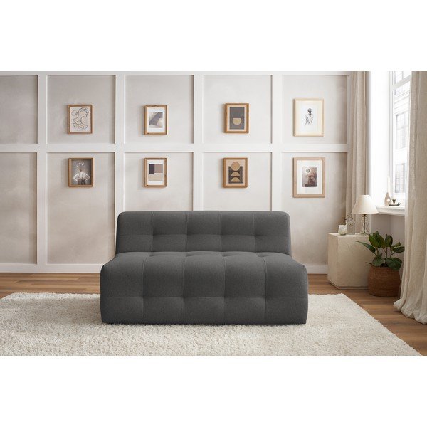 Tamsiai pilkas sofos modulis Kleber - Bobochic Paris-image-1