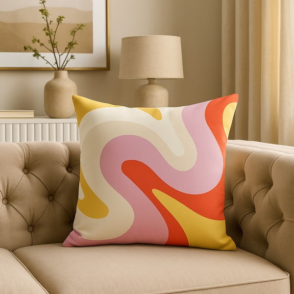 Dekoratyvinis pagalvės užvalkalas 43x43 cm Raspberry Creamsicle – Mila Home-image-3