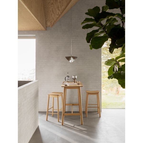 Baro stalas iš ąžuolo 60x120 cm Barlow – Actona-image-1