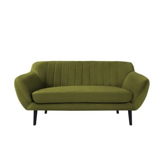 Žalia aksominė sofa Mazzini Sofas Toscane, 158 cm