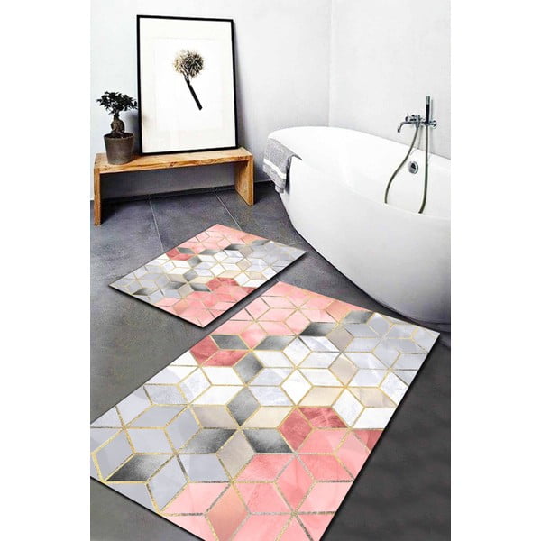 Vonios kambario kilimėliai, 2 vnt. Optic4 - Mila Home-image-1