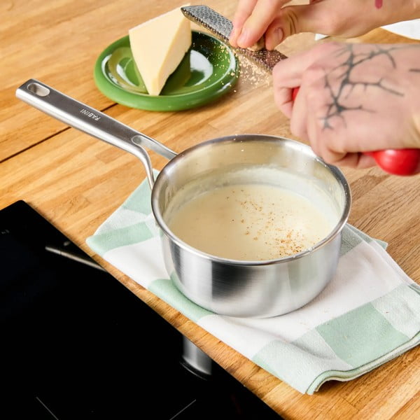 Puodas iš nerūdijančio plieno su dangčiu tinka indukcinei viryklei 1,2 l Lucca 3.0 – FABINI-image-1