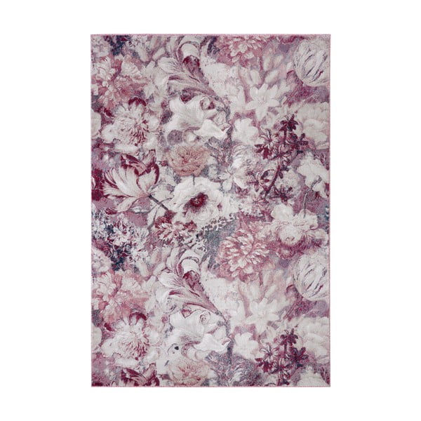 Pilkos ir rožinės spalvos kilimas Mint Rugs Symphony, 200 x 290 cm