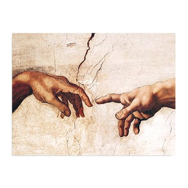 Sieninė reprodukcija ant drobės Michelangelo, 40 x 30 cm