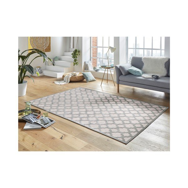 Pilkas viskozės kilimas Mint Rugs Bryon, 160 x 230 cm-image-1