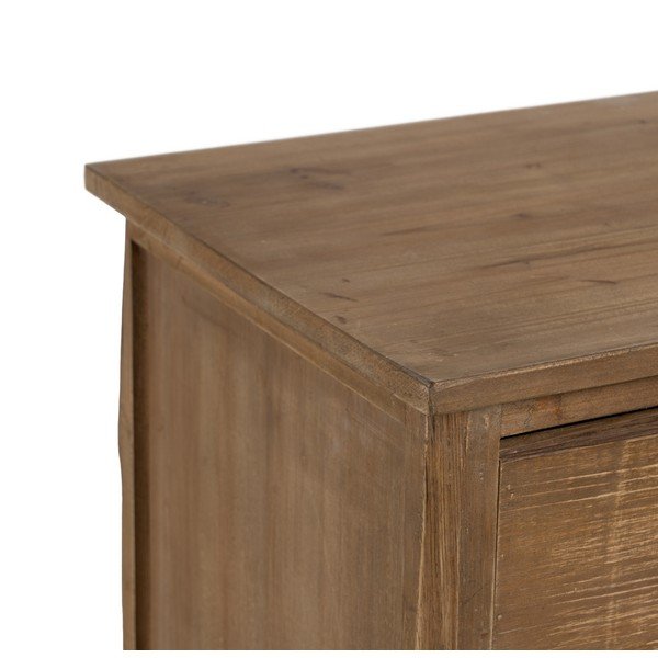 Iš kėnio masyvo vitrina natūralios spalvos 64x92,5 cm – Ixia-image-3