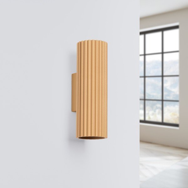 Auksinės spalvos sieninė lempa Gleam – Sollux-image-2