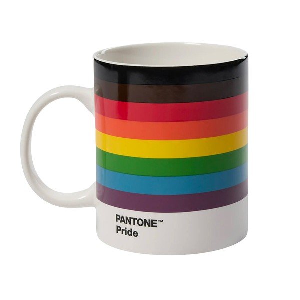 Spalvotas keraminis puodelis Pantone Pride, 375 ml