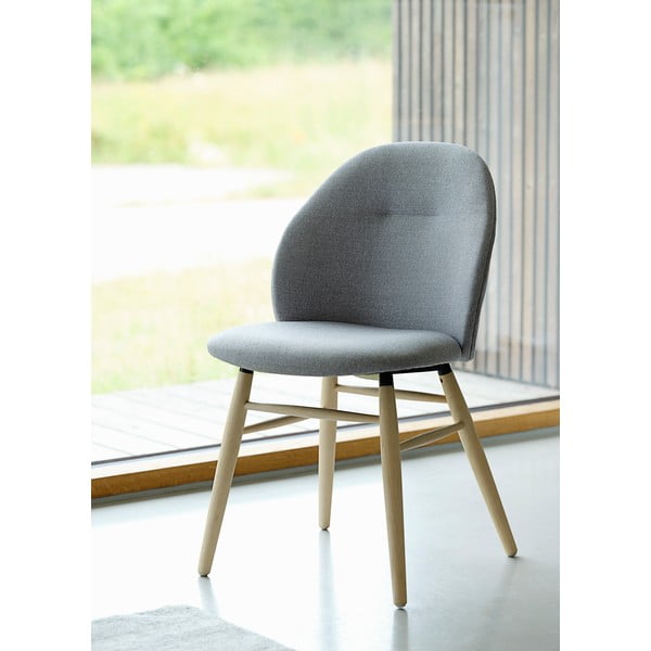 Valgomojo kėdė pilkos spalvos Teno – Unique Furniture-image-1