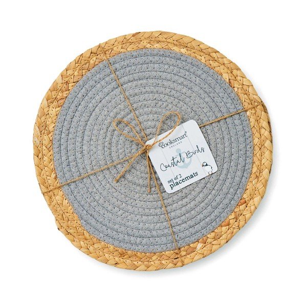Iš jūržolės padėkliukai 2 vnt. ø 30 cm Costal Birds – Cooksmart ®