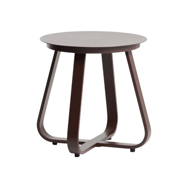 Iš metalo apvalios formos sodo šoninis staliukas ø 48 cm Tamaris – Kave Home