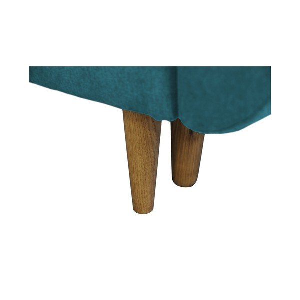 Turkio spalvos sofa lova su šviesiomis kojomis Mazzini Sofos Rose-image-1