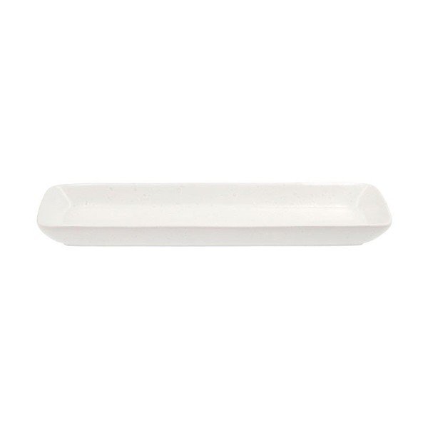 Kreminės baltos spalvos molinis serviravimo padėklas Bitz, 38 x 14 cm