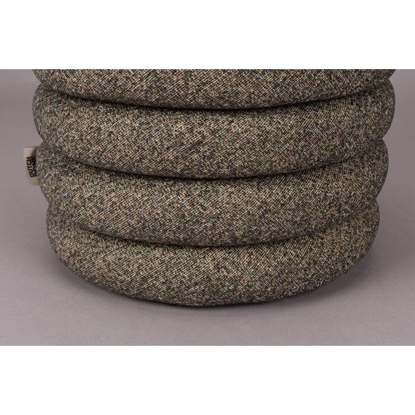 Rudos spalvos iš boucle pufas Fern – Dutchbone-image-3