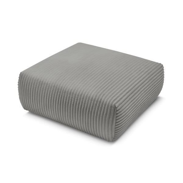 Iš kordinio velveto taburetė tamsiai pilkos spalvos Lucien – Bobochic Paris-image-4