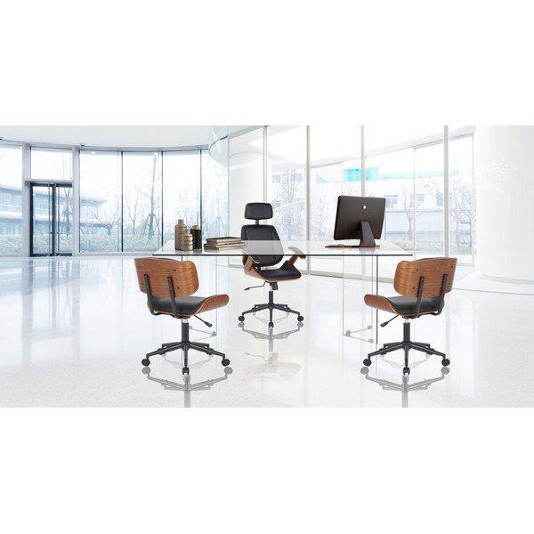 Iš stiklo valgomojo stalas 90x180 cm Kaya – Tomasucci-image-2