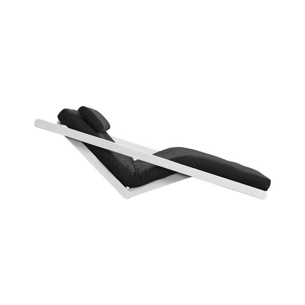 Dviejų vietų kintamas gultas Karup Design Figo White/Dark Grey-image-3