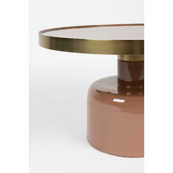 Iš metalo apvalios formos šoninis stalas ø 60 cm Glam – Zuiver-image-2