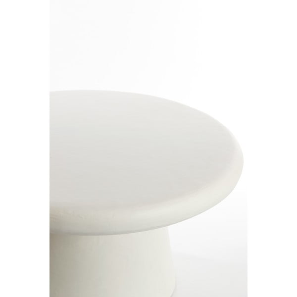 Apvalios formos kavos staliukas baltos spalvos ø 70 cm Kulona – Light & Living-image-2