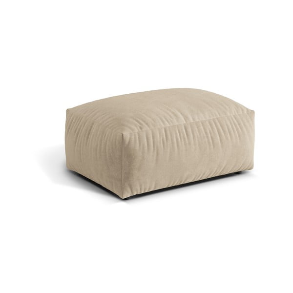 Smėlio spalvos iš velveto modulinė taburetė Martina – Micadoni -image-1