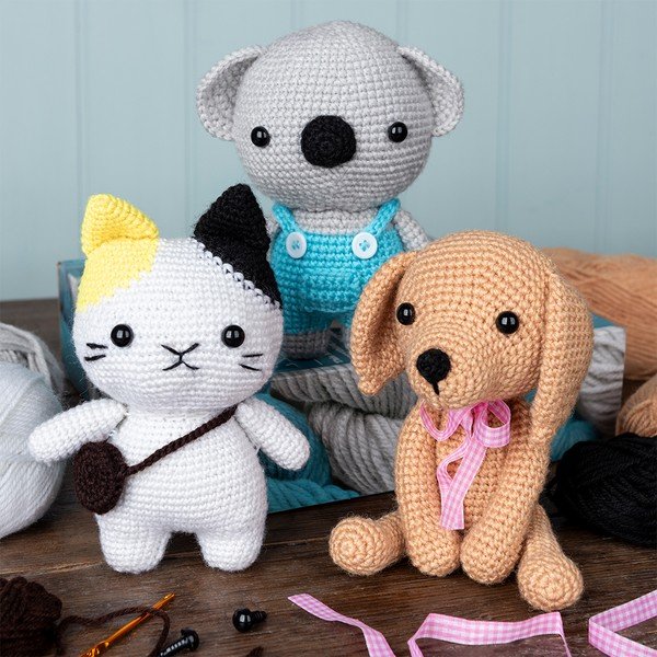 Kūrybinis žaislas DIY Crochet Cat – Rex London-image-1