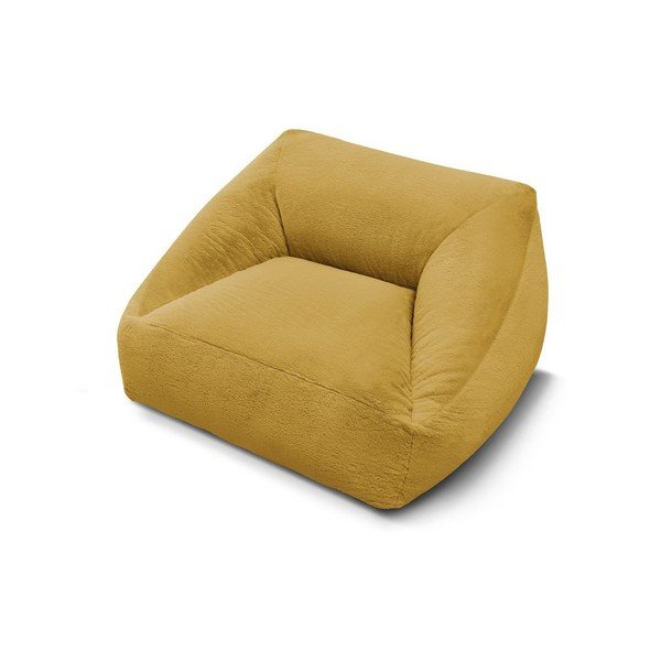 Geltonos spalvos sėdmaišis iš dirbtinio kailio Lilibet – Bobochic Paris-image-3