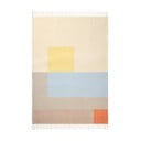 Antklodė ir pledas geltonos spalvos/mėlynos spalvos 125x190 cm Brick – Mette Ditmer Denmark