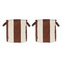 Iš tekstilės krepšiai 2 vnt. ø 32x32 cm Kara – OYOY Living Design
