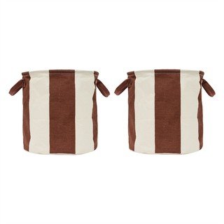 Iš tekstilės krepšiai 2 vnt. ø 32x32 cm Kara – OYOY Living Design