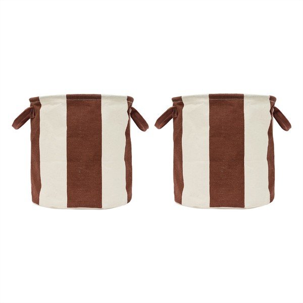 Iš tekstilės krepšiai 2 vnt. ø 32x32 cm Kara – OYOY Living Design