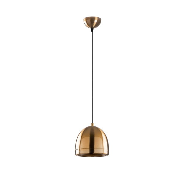 Kabantis šviestuvas bronzinės spalvos ø 17 cm su metaliniu gaubtu Mugo – Opviq lights-image-3