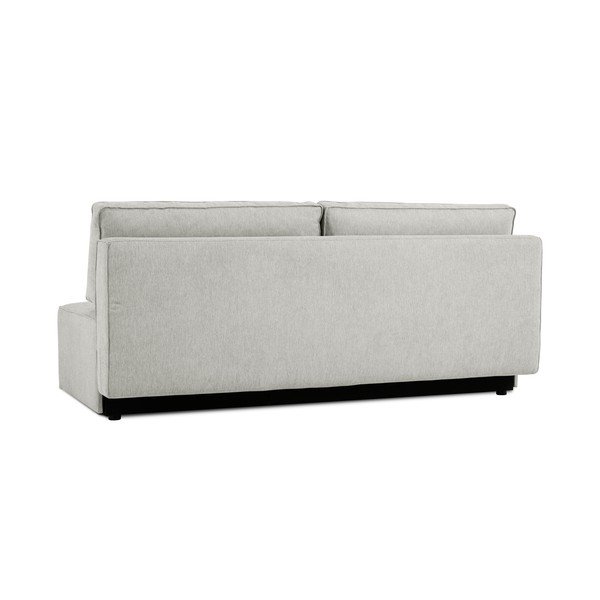 Šviesiai pilkos spalvos sulankstoma/su sandėliavimo vieta sofa 202 cm Dora – Scandic-image-3