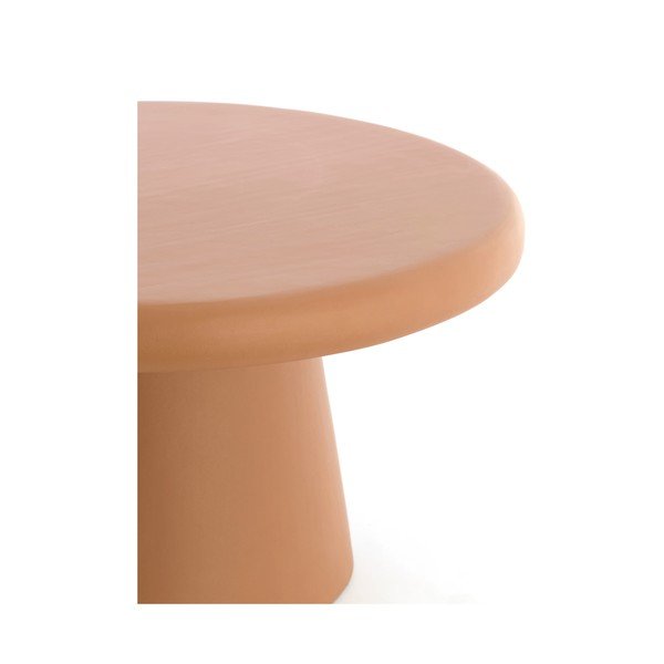 Terakotos spalvos apvalios formos kavos staliukas ø 70 cm Kulona – Light & Living-image-4