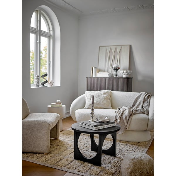 Sidabrinės spalvos stalinis šviestuvas (aukštis 32 cm) su stiklo gaubtu Spike – Bloomingville-image-3