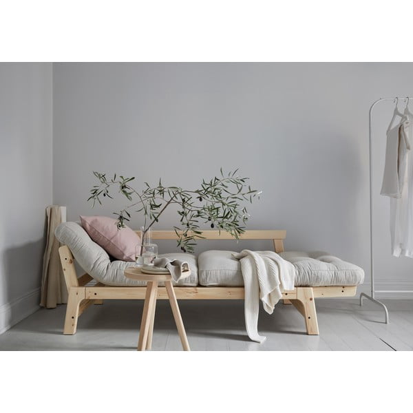 Išlankstoma sofa Karup Design Step Natural Clear/Grey-image-1