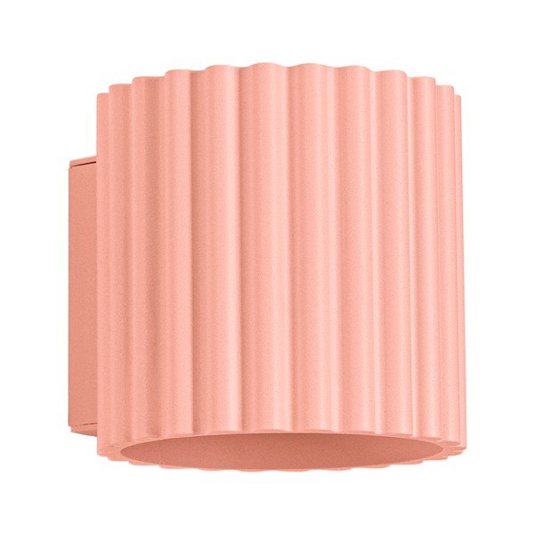 Persikų spalvos sieninė lempa ø 10 cm Zora – Sollux