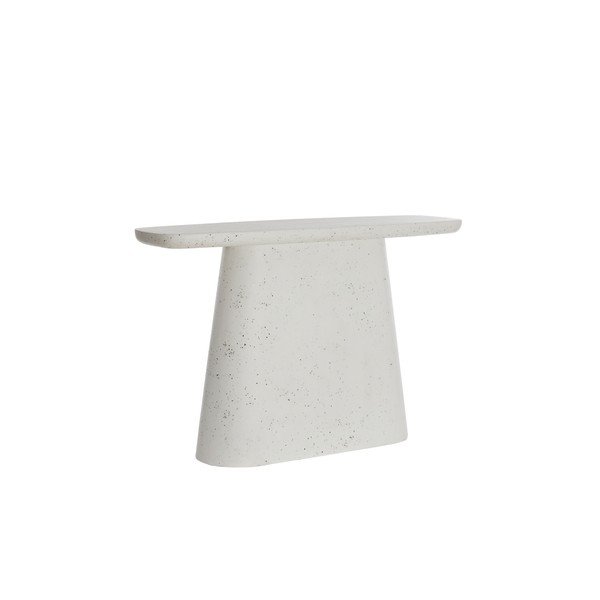 Baltos spalvos konsolinis staliukas 40x120 cm Hamura – Light & Living